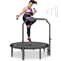 VEVOR 51" Πτυσσόμενο Mini Fitness Trampoline Adults Exercise Rebounder with Handle