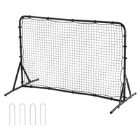VEVOR 6x4FT Soccer Rebound Trainer Εξοπλισμός προπόνησης ποδοσφαίρου Διχτύ διπλής όψης