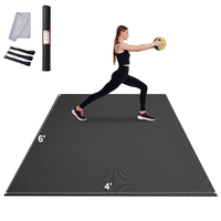 VEVOR Exercise Mat, αντιολισθητικό χαλάκι γιόγκα, γυμναστήριο, πιλάτο, γυμναστήριο (6x4 πόδια)