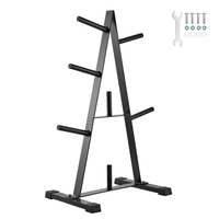 VEVOR Weight Plate Rack Βάρος Plate Tree Home Gym Barbell Storage Stand 1 ίντσας