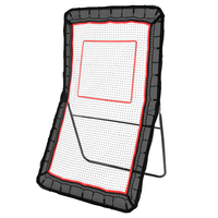 VEVOR Lacrosse Rebounder για Backyard, 4x7 Ft Volleyball Bounce Back Net, Pitchback Throwback Baseball Softball Return Training Screen, Ρυθμιζόμενη γωνία σκοποβολής Πρακτική Τείχος προπόνησης με στόχο