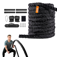 VEVOR Battle Rope 1,5&quot; 40 Ft Γυμναστική Προπόνηση Ενδυνάμωσης Σχοινί γυμναστικής