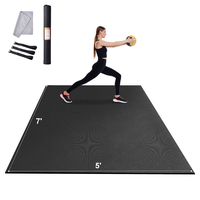 VEVOR Exercise Mat, αντιολισθητικό χαλάκι γιόγκα, γυμναστήριο, πιλάτο, γυμναστήριο (7x5 πόδια)