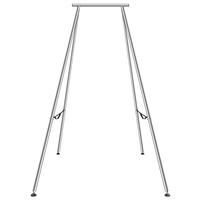 Πλαίσιο VEVOR Aerial Yoga, 9,67 πόδια ύψους 9,67 ποδιών, Μέγιστο 551,15 λίβρες Φόρτωση επιχρωμιωμένου χαλύβδινου σωλήνα Inversion Yoga Swing Stand Yoga Rig Yoga Sling Inversion Εξοπλισμός για Aerial Yoga εσωτερικού χώρου