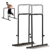 VEVOR Dip Bars, χωρητικότητα 440 lbs, Heave Duty Dip Stand Stand με ρυθμιζόμενο ύψος, Fitness Workout Dip Bar Station Stabilizer Parallette Push Up Stand, Παράλληλες μπάρες για προπόνηση δύναμης στο σπίτι Γυμναστήριο