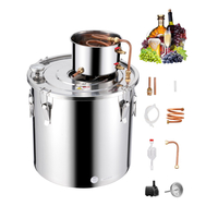 VEVOR Moonshine Still 13 Gal Water Alcohol Distiller Kit ζυθοποιίας από ανοξείδωτο χάλυβα