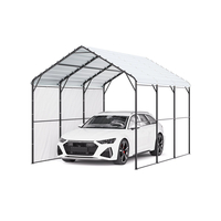 VEVOR 10' x 15' Metal Carport Heavy Duty Υπαίθριο Καταφύγιο Αυτοκινήτων Γκαράζ για Σκάφη