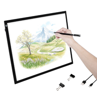 Πλακέτα φωτός VEVOR A3 LED με τροφοδοσία USB Tracing Pad 3 Level Dimmable Brightness