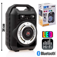 Hi-Fi Bluetooth MegaBox Ηχείο με LED