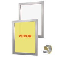 VEVOR Screen Printing Kit Μεταξωτό Πλαίσιο Μεταξοτυπίας 20x24in 230 Count Mesh 2τμχ