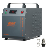 VEVOR Industrial Water Chiller CW-3000 Aircooled Industrial Water Chiller System Cooling with 12L Water Tank Cap, 12L/min Max. Ρυθμός ροής, για Σωλήνας λέιζερ μηχανής ψύξης μηχανής χαρακτικής λέιζερ