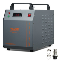 VEVOR Industrial Water Chiller CW-3000(PRO), 150W Air Cooled Industrial Water Chiller System Cooling with Water 12L Tank, 18L/min Max Flow Rate, for Laser Engraving Machine Cooling Machine
