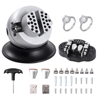 Μέγγενη μπάλας VEVOR, Εργαλείο ρύθμισης χάραξης 3 ιντσών, μέγγενη μπλοκ χάραξης περιστροφής 360°, 30 τμχ Εργαλεία χάραξης κοσμημάτων Τυπικό μπλοκ για ένθετα πολύτιμων λίθων και χάραξη σε μικρή κλίμακα