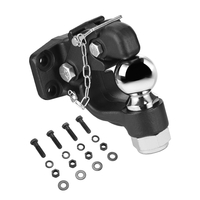 VEVOR Pintle Hitch 2-5/16&quot; Mount Hitch Ball for 2,5&quot;-3&quot; Lunette Ring 20000 lbs