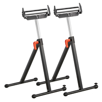 VEVOR 2-pack Rollers Stand Max Load 250 lb Ρυθμιζόμενο 27-43 in για ξυλουργική