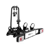 VEVOR Σχάρα ποδηλάτου για 2 ποδήλατα Πτυσσόμενη βάση ποδηλάτου με κοτσαδόρο που ταιριάζει σε δέκτες 5 cm