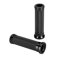 ΧΕΡΟΥΛΙΑ MOTO ALU GRIP  ΜΑΥΡΟ ΧΡΩΜΑ 22mm+25mm 12cm LAMPA - 2 τεμ.