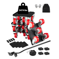 VEVOR Furniture Dolly Heavy Duty Furniture Mover με 5 τροχούς Χωρητικότητα 3474 λίβρες