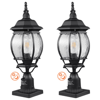 VEVOR 2 Υπολογιστές Φωτιστικό Φωτιστικό Εξωτερικού Φωτισμού Dusk to Dawn 530 mm Pole Pier Mount