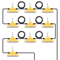 VEVOR 100FT Construction String Lights 150W 15000LM Connectable Αδιάβροχο