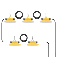 VEVOR 50FT Construction String φώτα εργασίας 75W 7500LM Συνδεόμενα αδιάβροχα