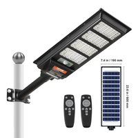 VEVOR 400W Solar Light Street, 800LM, LED Solar Flood Lights Outdoor with Infrared Remote Control, IP66 Αδιάβροχη Ασφάλεια Solar Motion Light Sensor for Garden Yard Home Path Γκαράζ Χώρος στάθμευσης