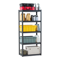 Ράφια αποθήκευσης VEVOR 18" D x 32" Π x 72" Υ 5 επιπέδων Ράφια αποθήκευσης γκαράζ