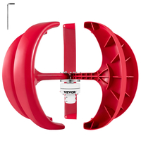 Ανεμογεννήτρια VEVOR Lantern, κάθετη γεννήτρια τουρμπίνας 12V/100W, ανεμογεννήτρια κατακόρυφου άξονα με διάμετρο ανεμογεννήτριας 35" με φως παρακολούθησης/Ενσωματωμένο ελεγκτή για βεράντα/σαλέ/ψαρόβαρκα/μηχανοκίνητο σπίτι