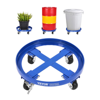 VEVOR 55 Gallon Drum Dolly 2000 lbs Barrel Dolly Cart Drum Caddy 4 τροχοί τροχού