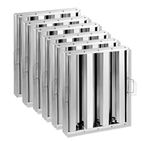 VEVOR 15,5Wx19,5H Inch Commercial Hood Filter Range Hood Διάφραγμα από ανοξείδωτο χάλυβα