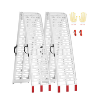 VEVOR 1500 lbs Ράμπες αλουμινίου 2 τμχ Ράμπες φόρτωσης βαρέως τύπου με λαβές