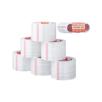 VEVOR Clear Packing Tape 6 Rolls 65 Yards Heavy Duty Clear Packing Tapes 2,7 Mil
