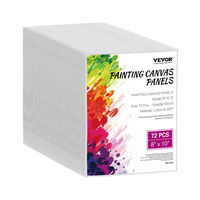VEVOR Πίνακες καμβά για ζωγραφική 72 Πακέτο 8 x 10 ιντσών Κενοί καμβάδες για ζωγραφική