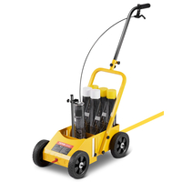 Μηχάνημα σήμανσης γραμμών VEVOR 24 x 13 x 35,4 σε κίτρινο μηχάνημα ρίγες