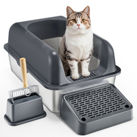 VEVOR 6 σε Deep Litter Box Κουτί απορριμάτων χωρίς οσμή με σανίδα ποδιών φιλτραρίσματος