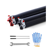 VEVOR Garage Door Torsion Springs Ζεύγος 0,250 x 2 x 35 ιντσών με ράβδους περιέλιξης