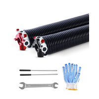 VEVOR Garage Door Torsion Springs Ζεύγος 0,25 x 2 x 31 ιντσών με ράβδους περιέλιξης