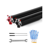 VEVOR Garage Door Torsion Springs Ζεύγος 0,25 x 2 x 32 ιντσών με ράβδους περιέλιξης