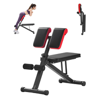 VEVOR Roman Chair Back Extension Πάγκος Hyperextension Ρυθμιζόμενο Αναδιπλούμενο Γυμναστήριο