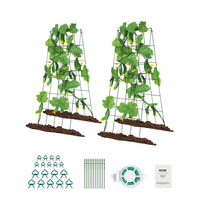 Πτυσσόμενο μεταλλικό καφασωτό κήπου VEVOR A-Frame Cucumber Trellis 39" x 32