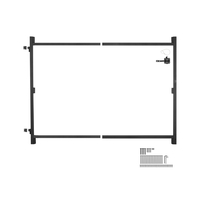 VEVOR Gate Building Kit Ταιριάζει 36 έως 60 σε μεγάλα ανοίγματα 6 έως 7 πόδια ψηλός φράχτης