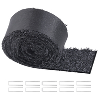VEVOR Rubber Mulch Roll for Landscaping 120 x 4,5in Rubber Mulch Pathway