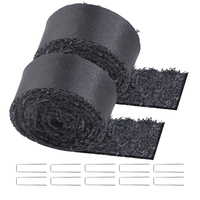 VEVOR 2 Rolls Rubber Mulch Roll for Landscape 120 x 4,5in Rubber Mulch Mat