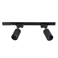 GloboStar® LEO 60354 Μοντέρνο Φωτιστικό Οροφής Ράγα Δίφωτο 2 x GU10 IP20 Μαύρο Αλουμίνιο - Μ50.5 x Π6 x Υ20cm - 5 Χρόνια Εγγύηση GloboStar® LEO 60354 Μοντέρνο Φωτιστικό Οροφής Ράγα Δίφωτο 2 x GU10 IP20 Μαύρο Αλουμίνιο - Μ50.5 x Π6 x Υ20cm - 5 Χρόνια Εγγύηση