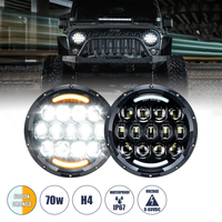 GloboStar® 85415 Σετ 2 x Φανάρια JEEP WRANGLER 6.9' Ιντσών Βασικού Φωτισμού H/L με DRL & Φλας LED CREE CXB COB 70W 7000lm DC 9-60V Αδιάβροχα IP67 Πορτοκαλί & Ψυχρό Λευκό 6000K GloboStar® 85415 Σετ 2 x Φανάρια JEEP WRANGLER 6.9' Ιντσών Βασικού Φωτισμού H/L με DRL & Φλας LED CREE CXB COB 70W 7000lm DC 9-60V Αδιάβροχα IP67 Πορτοκαλί & Ψυχρό Λευκό 6000K