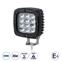 GloboStar® 85428 E4 Mark Vehicle & Forklift Work Lights - Φώτα Εργασίας για Οχήματα Περονοφόρα - Κλάρκ LED 36W DC 10-30V Αδιάβροχο IP67 Ψυχρό Λευκό 6000K Μ12.5 x Π9.5 x Υ6.5cm GloboStar® 85428 E4 Mark Vehicle & Forklift Work Lights - Φώτα Εργασίας για Οχήματα Περονοφόρα - Κλάρκ LED 36W DC 10-30V Αδιάβροχο IP67 Ψυχρό Λευκό 6000K Μ12.5 x Π9.5 x Υ6.5cm