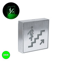 GloboStar® SENSATI 75659 Φωτιστικό Τοίχου Ένδειξης STAIRS UP ARROW LED 1W AC 220-240V IP20 - Σώμα Αλουμινίου - Μ11 x Π11 x Υ3cm - Πράσινο GloboStar® SENSATI 75659 Φωτιστικό Τοίχου Ένδειξης STAIRS UP ARROW LED 1W AC 220-240V IP20 - Σώμα Αλουμινίου - Μ11 x Π11 x Υ3cm - Πράσινο