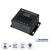 GloboStar® 70675 AJ6 SKYDANCE DMX 6 Channel Fader Console - Κονσόλα Φωτισμού 6 Καναλιών DMX DC 5-12V ή 3 x AAA Μπαταρίες - IP20 Μ10 x Π7 x Υ4cm - 5 Years Warranty