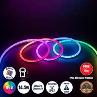 GLOBOSTAR® NEONIO 90755 Ψηφιακή Pixel Addressable Ταινία Neon Flex LED 14.4W/m 864lm/m 180° DC 12V Αδιάβροχο IP67 60 x SMD 5050 Chip/m 20 x Pixel/m Πολύχρωμο RGB Dimmable SPI/TTL Protocol IC SM16703P/WS2811/WS2812 - Μ1000 x Π1 x Υ2.3cm - Ρολό 10 Μέτρων - 2 Χρόνια Εγγύηση GLOBOSTAR® NEONIO 90755 Ψηφιακή Pixel Addressable Ταινία Neon Flex LED 14.4W/m 864lm/m 180° DC 12V Αδιάβροχο IP67 60 x SMD 5050 Chip/m 20 x Pixel/m Πολύχρωμο RGB Dimmable SPI/TTL Protocol IC SM16703P/WS2811/WS2812 - Μ1000 x Π1 x Υ2.3cm - Ρολό 10 Μέτρων - 2 Χρόνια Εγγύηση