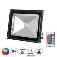 GloboStar® 75602 Επαγγελματικός Προβολέας LED 50W 3250lm 120° AC 220-240V Αδιάβροχος IP65 με Ασύρματο Χειριστήριο IR - RGB - Μ28.5 x Π23.5 x Υ10cm - 3 Χρόνια Εγγύηση GloboStar® 75602 Επαγγελματικός Προβολέας LED 50W 3250lm 120° AC 220-240V Αδιάβροχος IP65 με Ασύρματο Χειριστήριο IR - RGB - Μ28.5 x Π23.5 x Υ10cm - 3 Χρόνια Εγγύηση